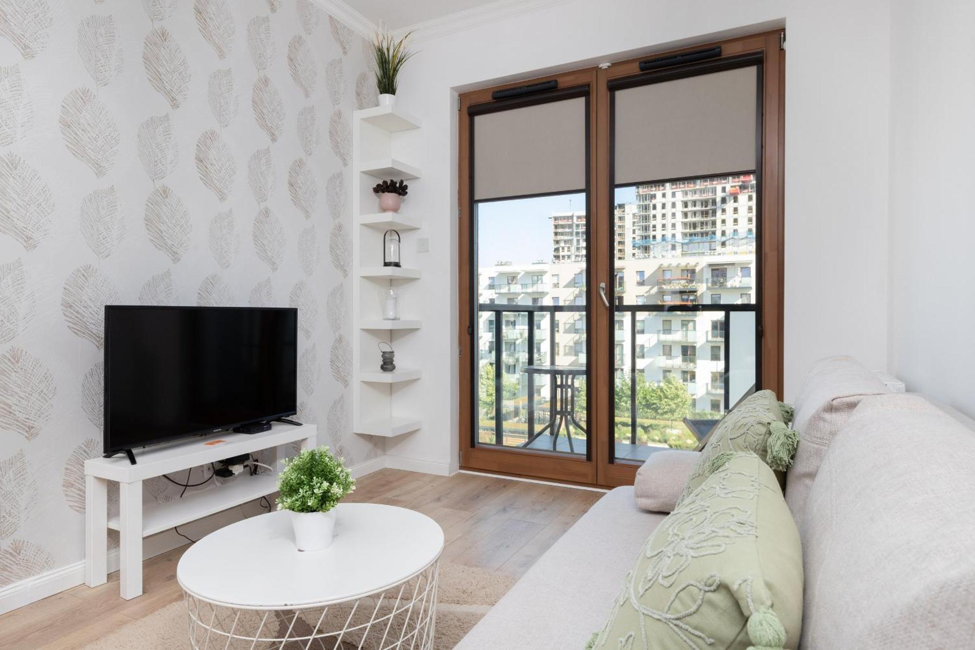 Starowiejska Apartment With Balcony Next To Arena Gdansk Stadium By Noclegi Renters Екстериор снимка